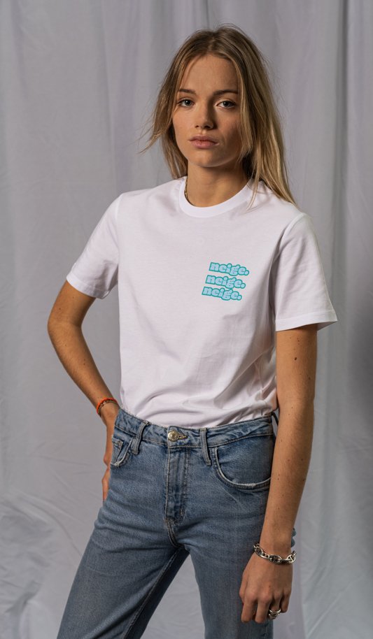 les Petits Basics Neige. Unisex Cotton T Shirt