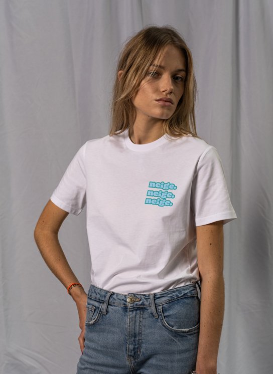 les petits basics Neige. unisex cotton t shirt