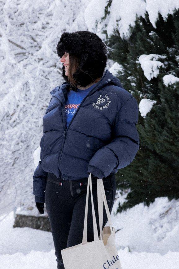 les petits basics Les Petits Basics. oversized puffer