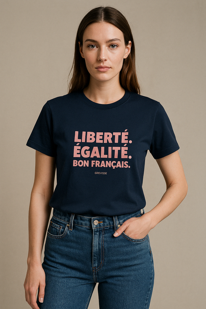 Les Petits Basics Liberté. Egalité. Bon Français. Heavy Cotton Unisex T Shirt