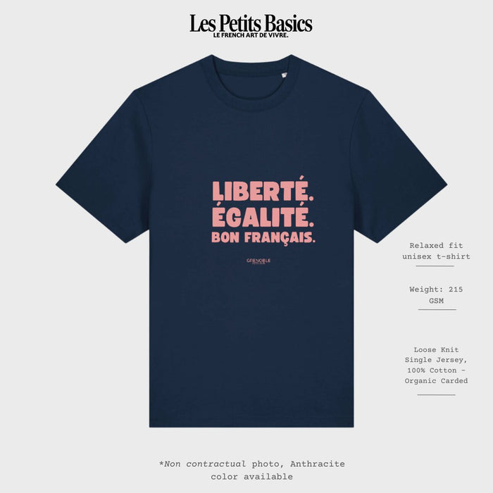 Les Petits Basics Liberté. Egalité. Bon Français. Heavy Cotton Unisex T Shirt