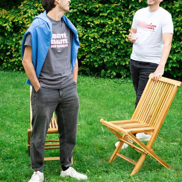 les petits basics Liberté. Egalité. Bon français. heavy cotton unisex t shirt