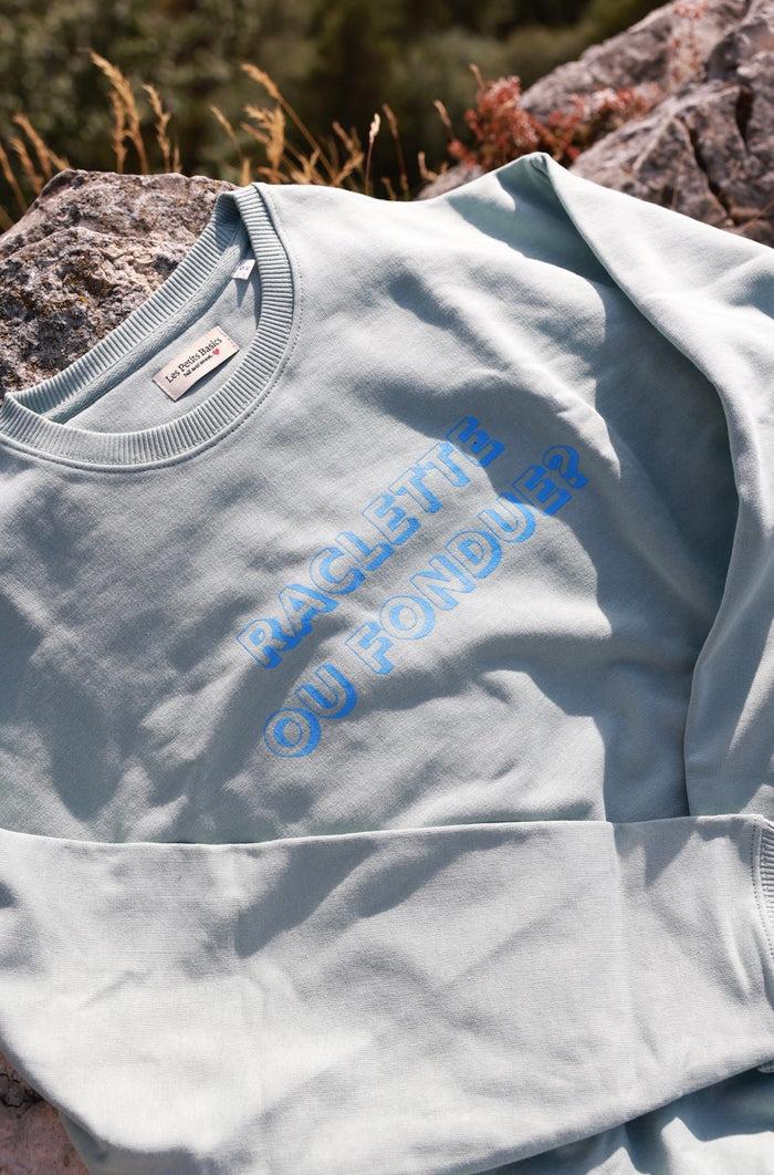 Les Petits Basics Raclette Ou Fondue? Unisex Boxy Sweater