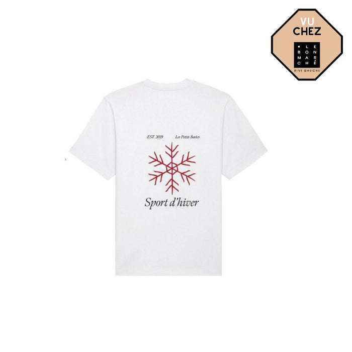 Les Petits Basics Sport D'hiver. Heavy Cotton Unisex T Shirt