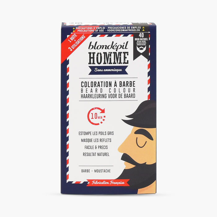 les petits plaisirs Coloration à Barbe BRUN NATUREL n°40