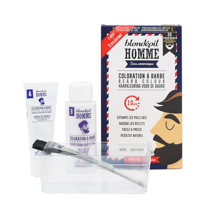 Les Petits Plaisirs Coloration à Barbe CHATAIN NATUREL N°50