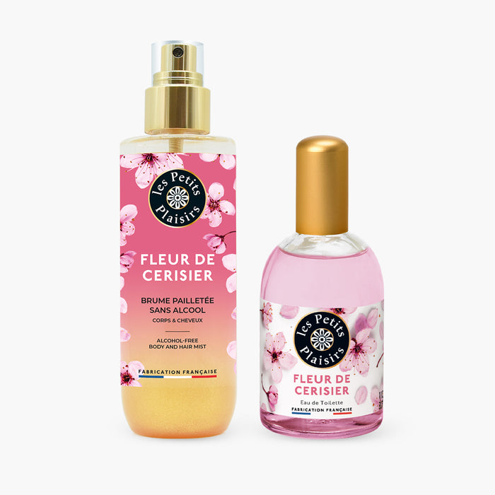 les petits plaisirs Duo brume et eau de toilette Fleur de Cerisier