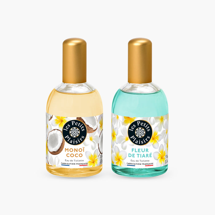 les petits plaisirs Duo Eaux de toilette Paradis Solaire