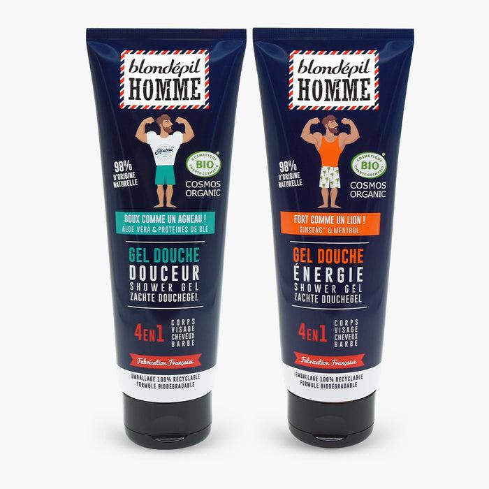 les petits plaisirs duo Gel douche Energie et Douceur