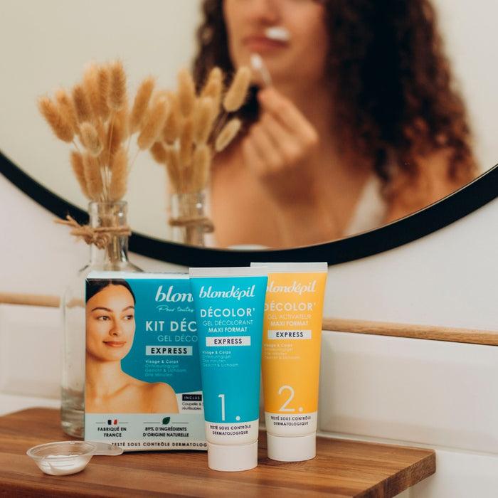 Les Petits Plaisirs Kit Decolor’ Gel Decolorant Express Visage Et Corps