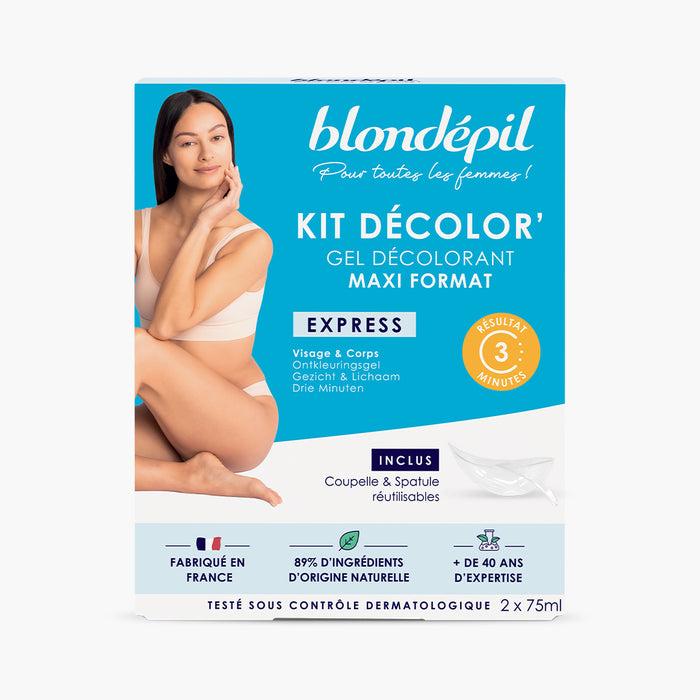 les petits plaisirs Kit Decolor' Gel Decolorant Maxi Format Express Visage Et Corps