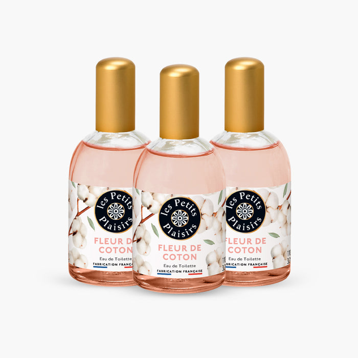 les petits plaisirs Lot 3 Eaux de toilette Coton
