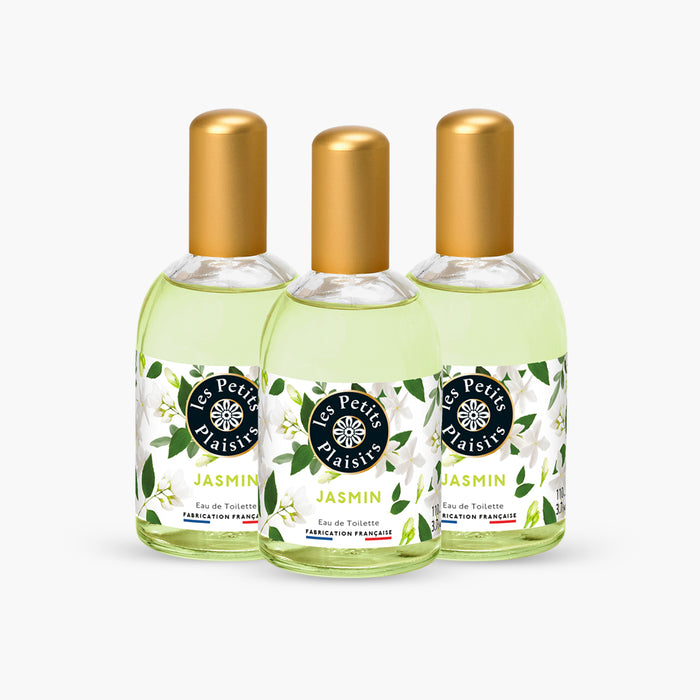 les petits plaisirs Lot 3 Eaux de toilette Jasmin