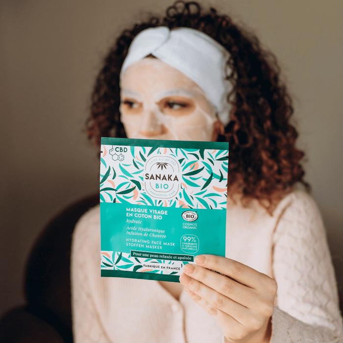 Les Petits Plaisirs Masque Visage En Coton Bio