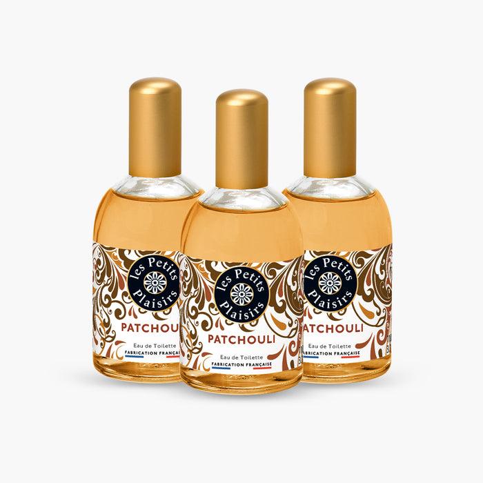 les petits plaisirs Lot 3 Eaux de toilette Patchouli
