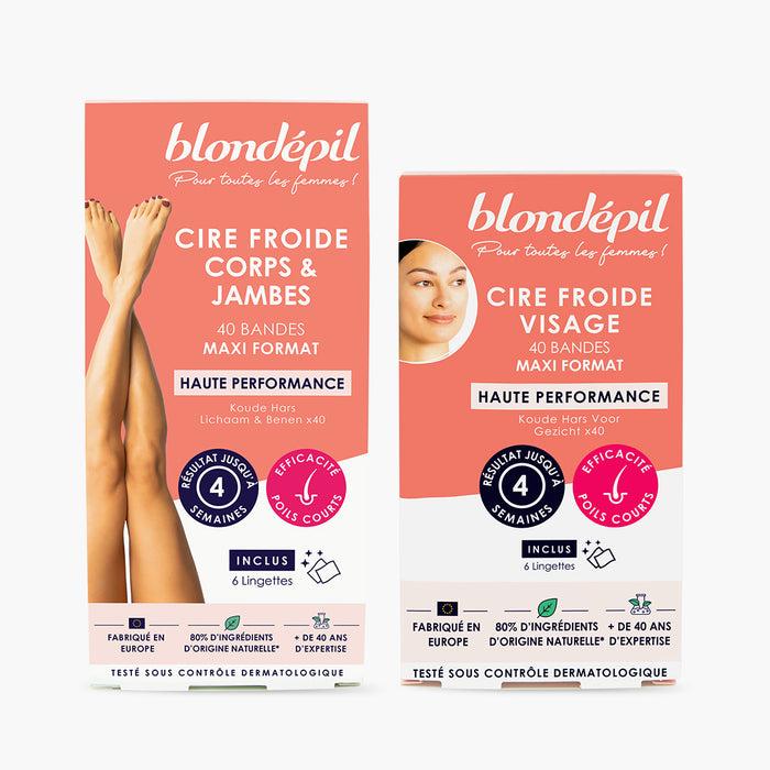 les petits plaisirs Lot de 2 Cires VISAGE & CORPS haute performance