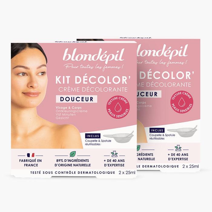 les petits plaisirs Lot de 2 Crèmes décolorantes Douceur