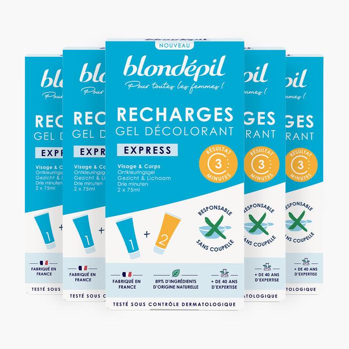 les petits plaisirs Lot de 5 recharges décolor express