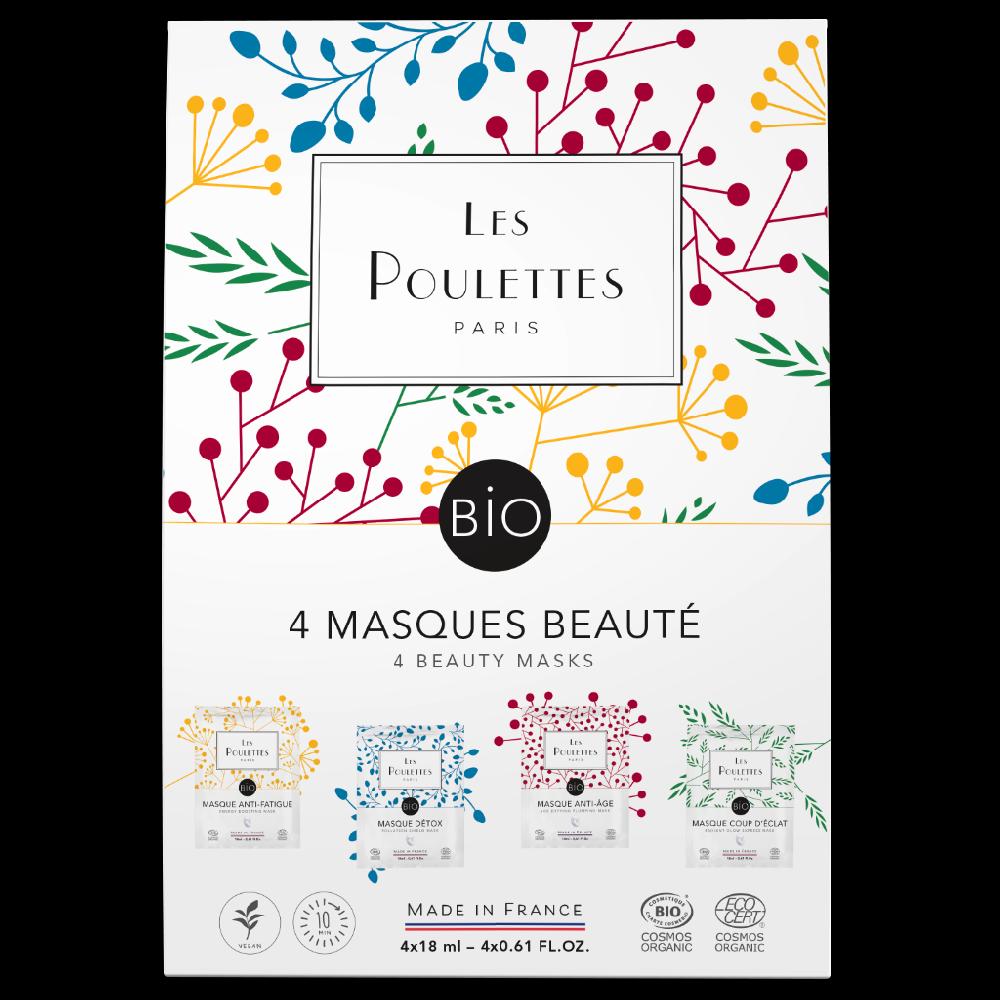 les Poulettes Coffret 4 Masques