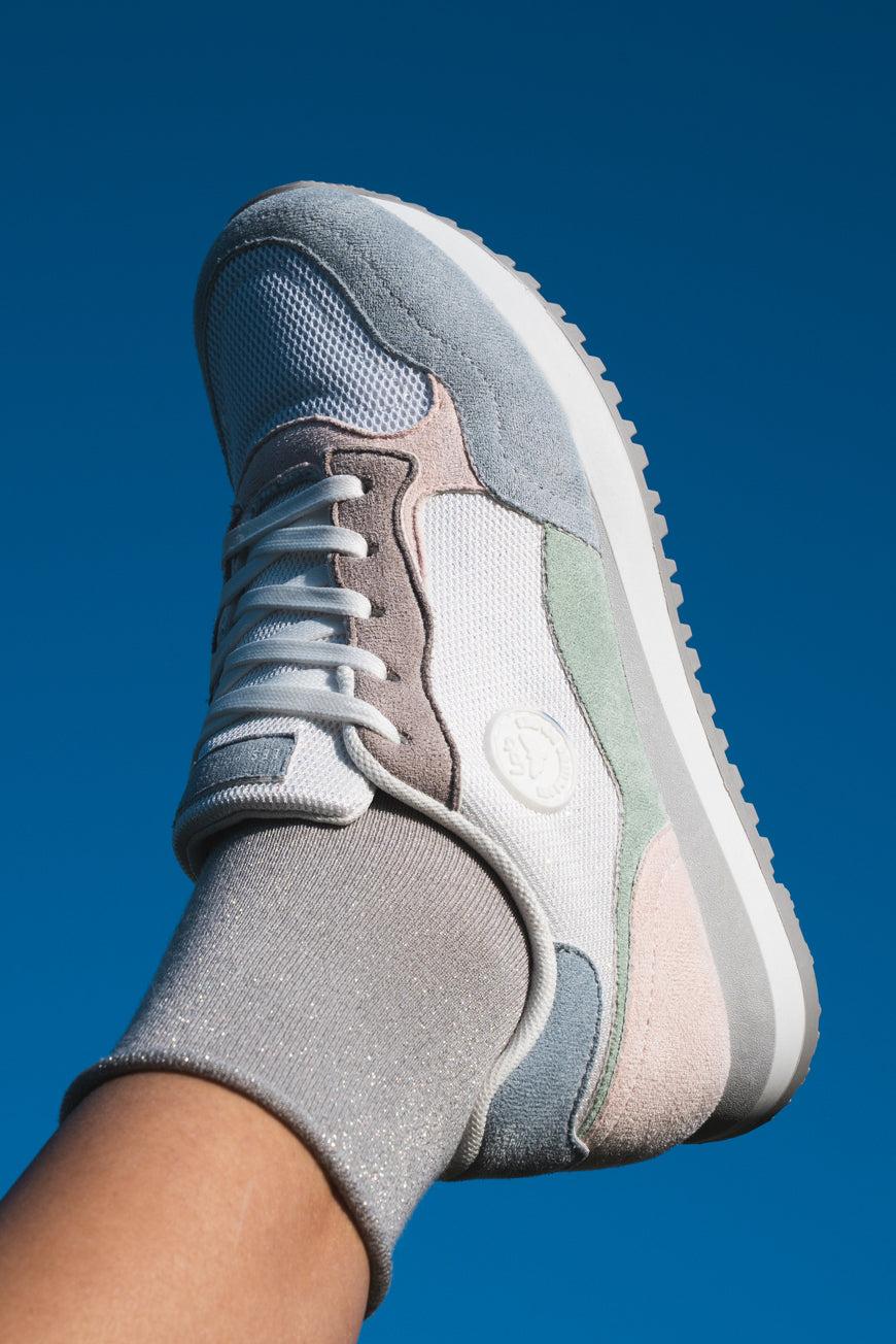 Les P'tites Bombes BASKETS LEXIE BLANC