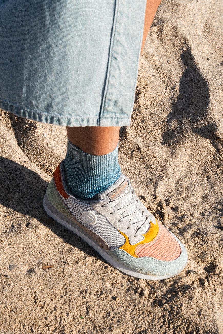 Les P'tites Bombes BASKETS LEXIE GRIS