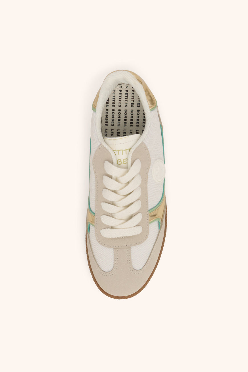 Les P'tites Bombes BASKETS LIVIA BLANC / AMANDE