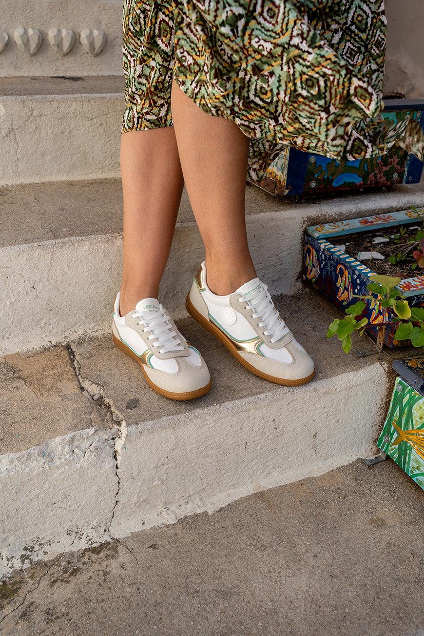 les p'tites bombes BASKETS LIVIA BLANC / AMANDE