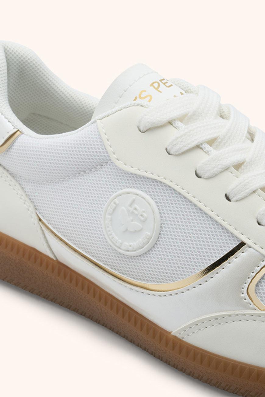 Les P'tites Bombes BASKETS LIVIA BLANC / OR