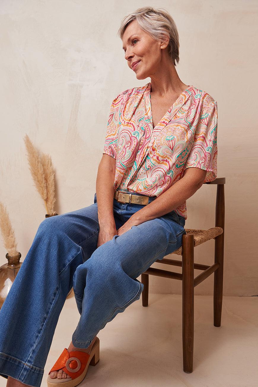 les p'tites bombes BLOUSE AURELY PRINT TOLU