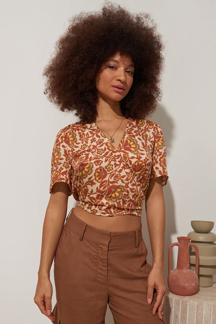 les p'tites bombes BLOUSE IQRA PRINT DAHLIA