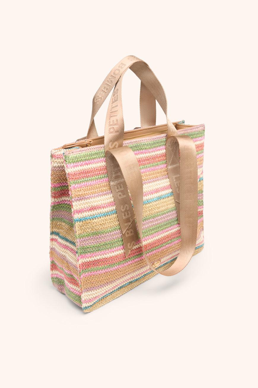 les p'tites bombes CABAS LYSE RAYURES MULTICO