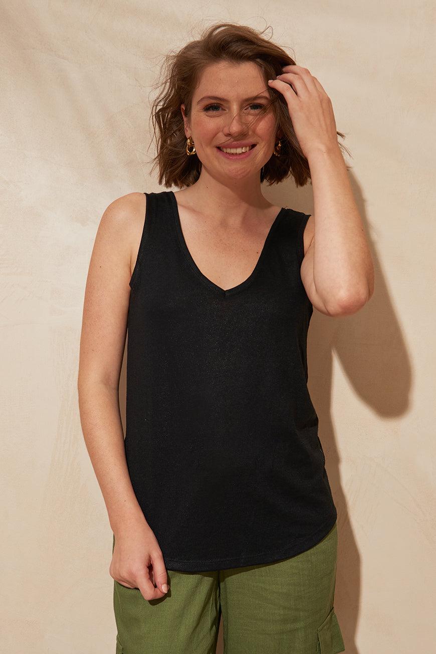 Les P'tites Bombes DEBARDEUR FADILA NOIR