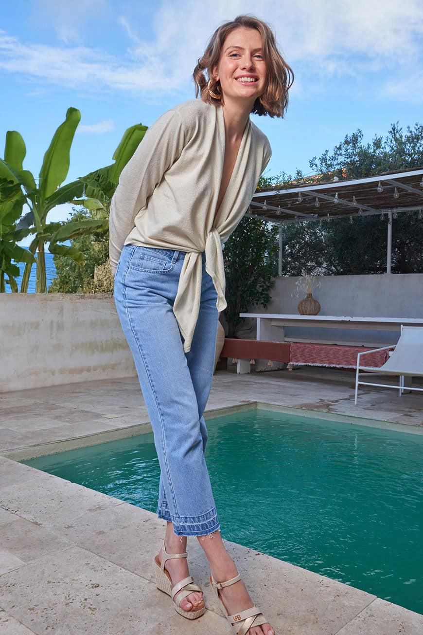 Les P'tites Bombes GILET CACHE CŒUR LUDIVINE