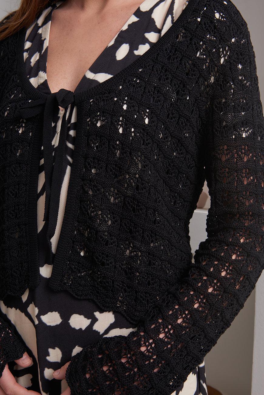 Les P'tites Bombes GILET EN CROCHET À NOUER LOICA