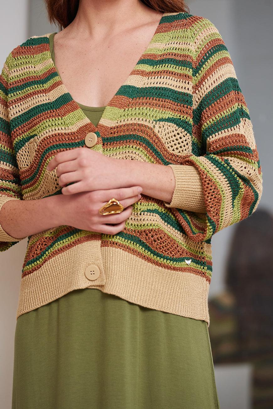 Les P'tites Bombes GILET EN CROCHET LAYANE