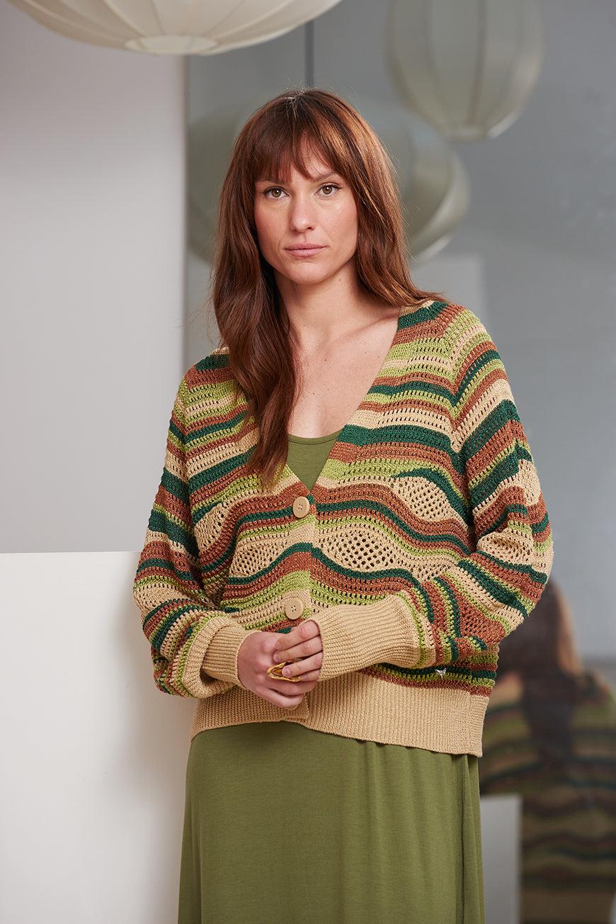 Les P'tites Bombes GILET EN CROCHET LAYANE