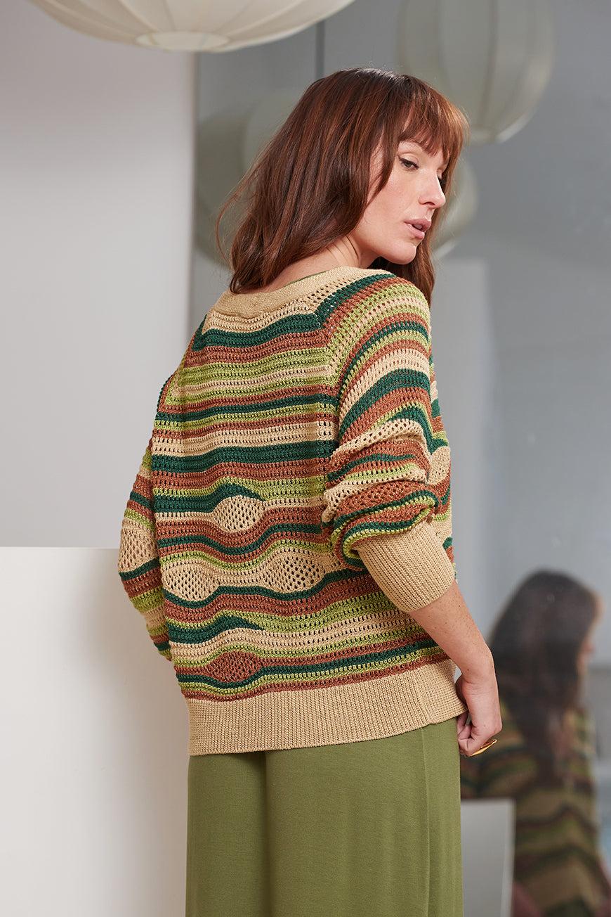Les P'tites Bombes GILET EN CROCHET LAYANE