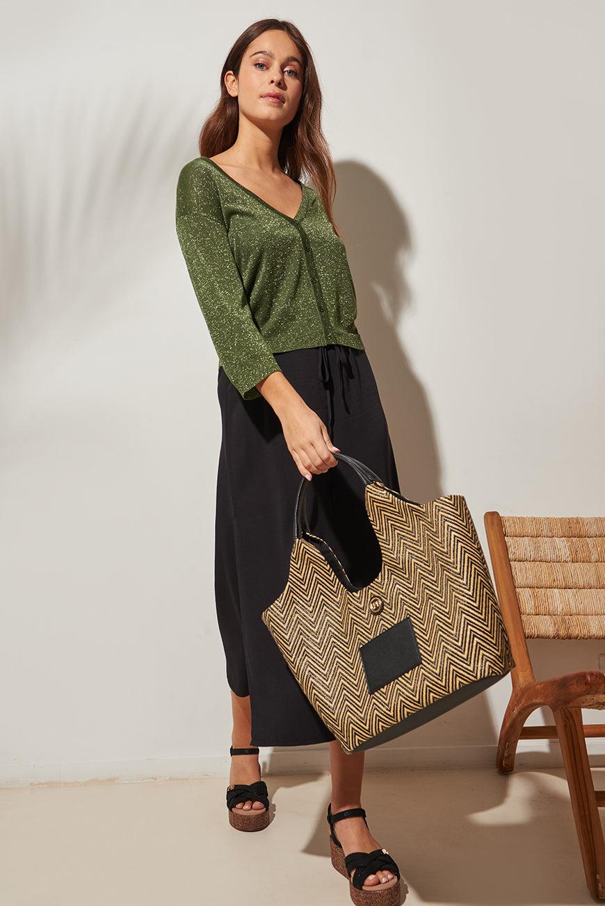 les p'tites bombes GILET PAILLETÉ LUCYNA