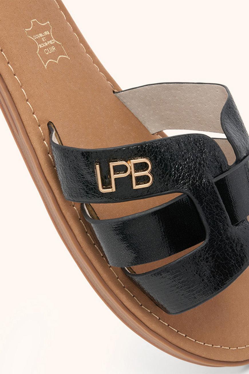 Les P'tites Bombes MULES LINA NOIR METAL