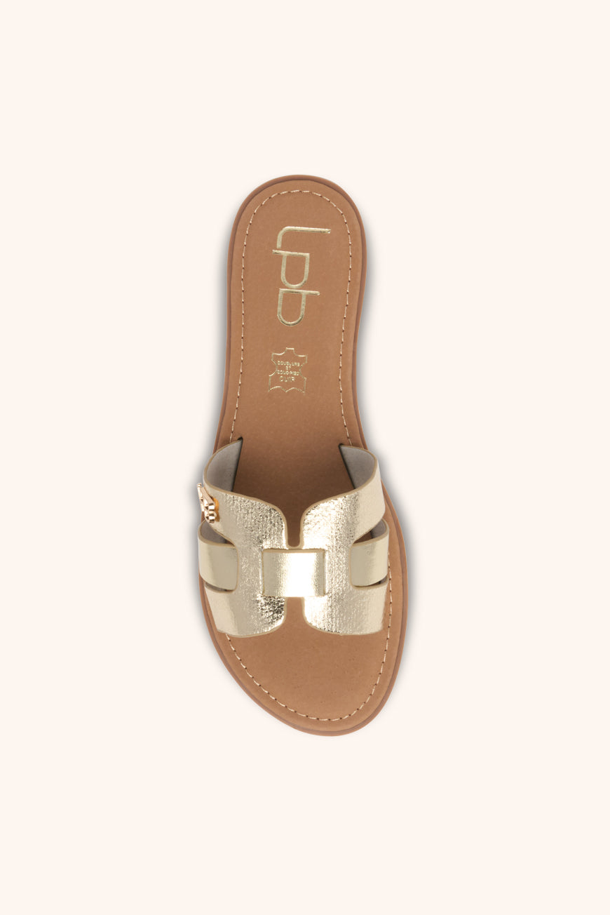 Les P'tites Bombes MULES LINA OR METAL