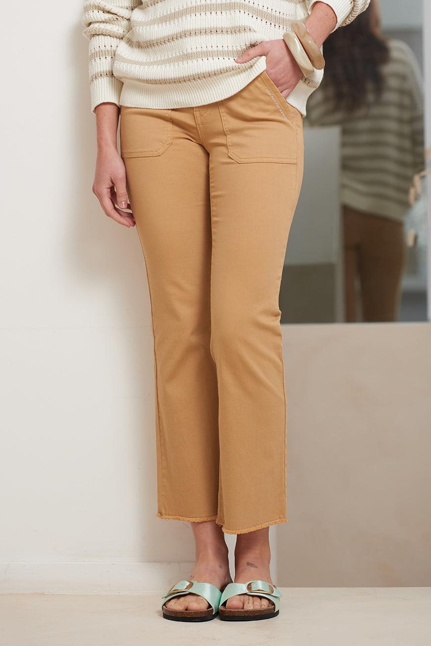 Les P'tites Bombes PANTALON BOOTCUT CROPPED LYCIA