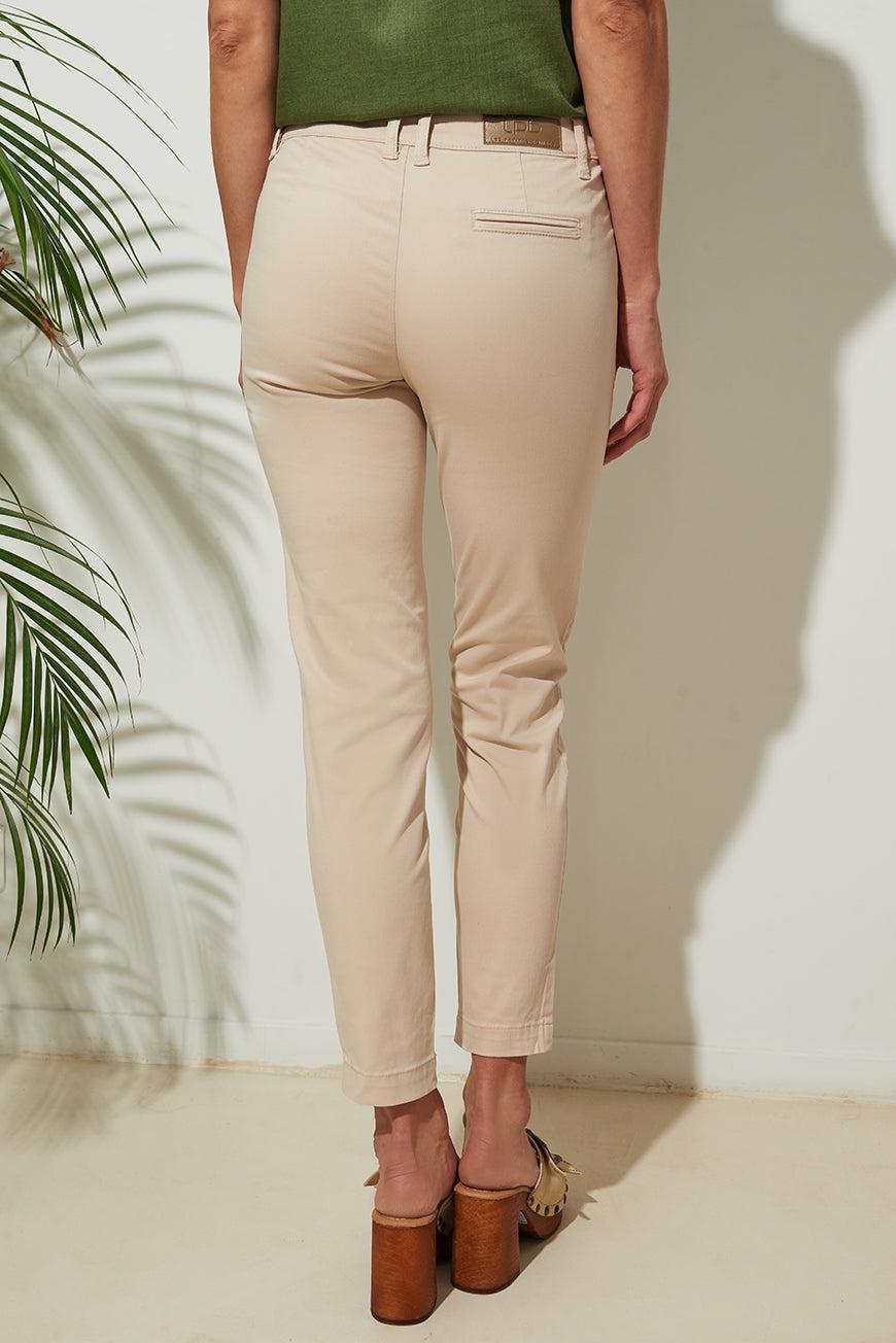 Les P'tites Bombes PANTALON CHINO NAOMIE BEIGE