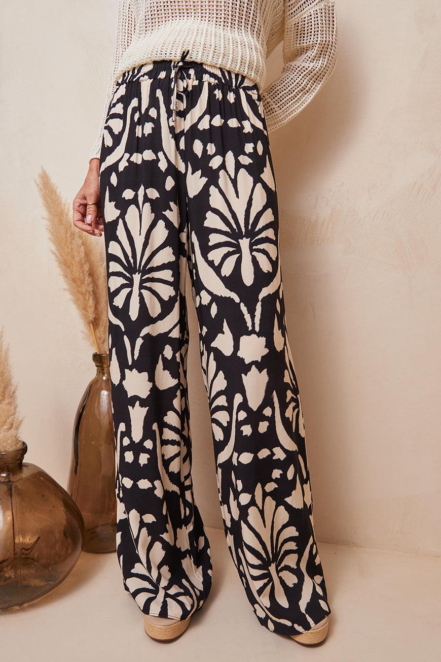 Les P'tites Bombes PANTALON LARGE ET FLUIDE DALIDA