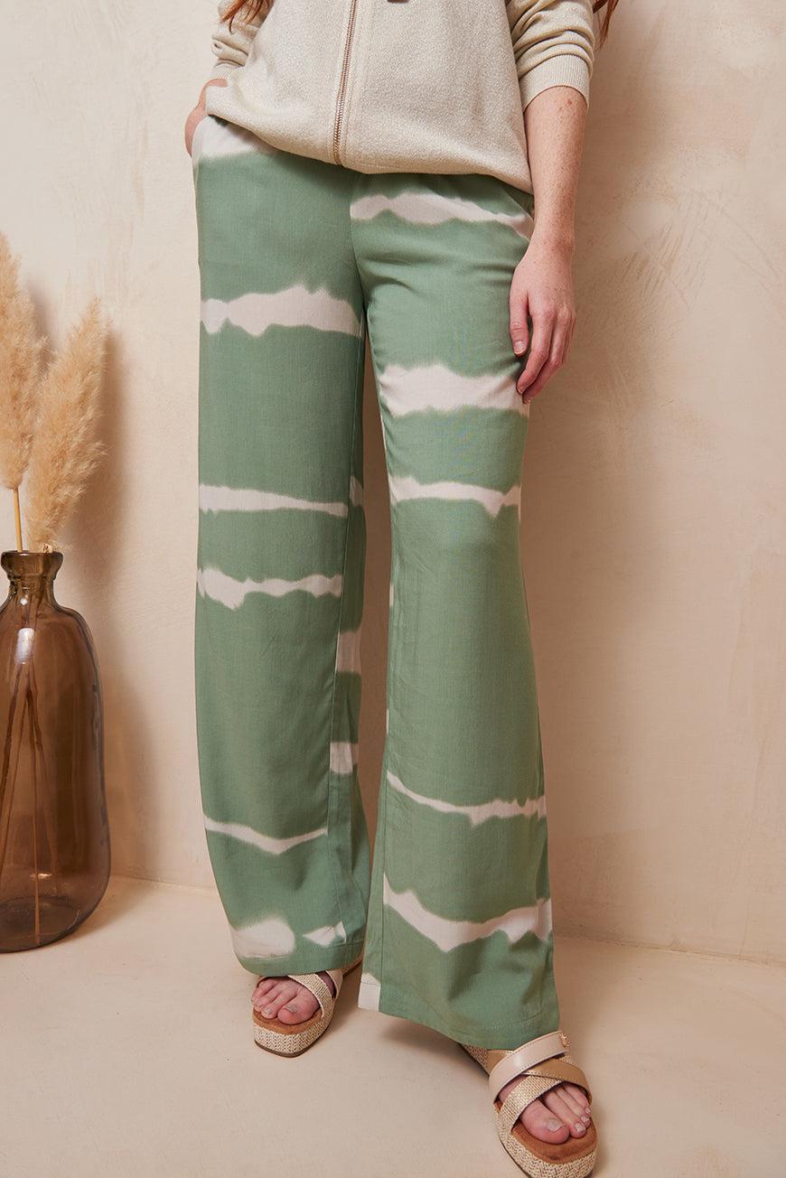 Les P'tites Bombes PANTALON LARGE TIE AND DYE ISSA