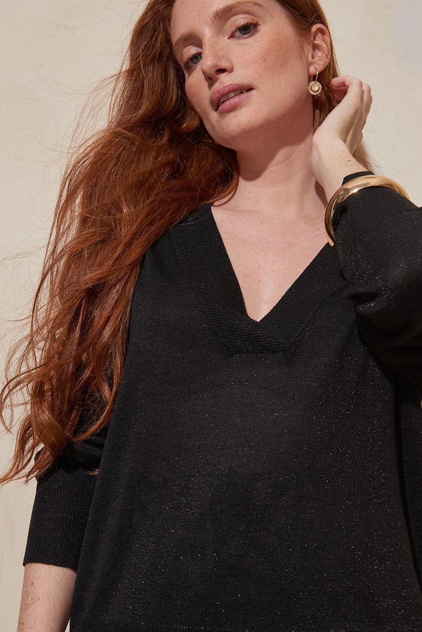 Les P'tites Bombes PULL PAILLETÉ JAMELIA