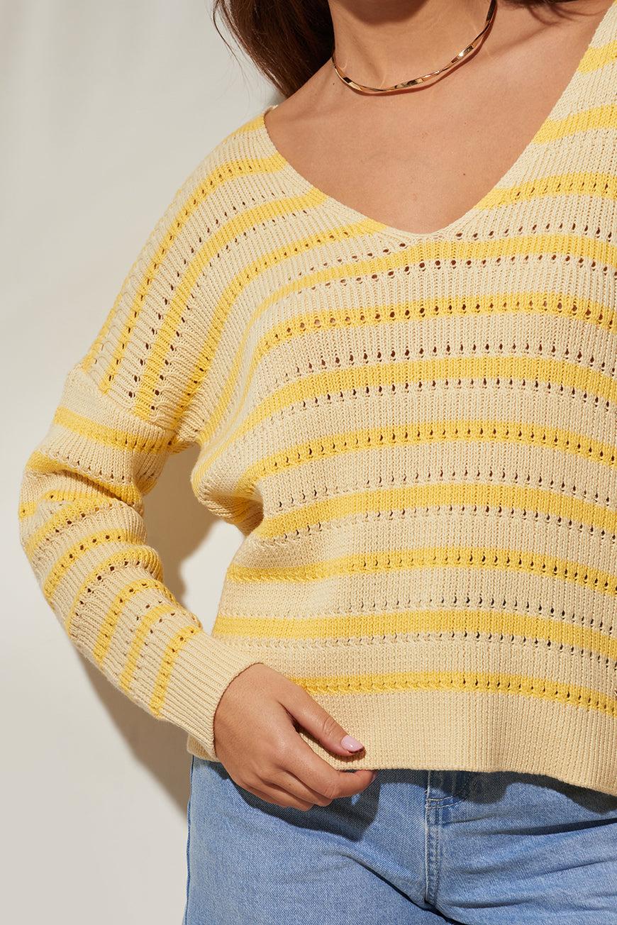 Les P'tites Bombes PULL RAYÉ FAREDA