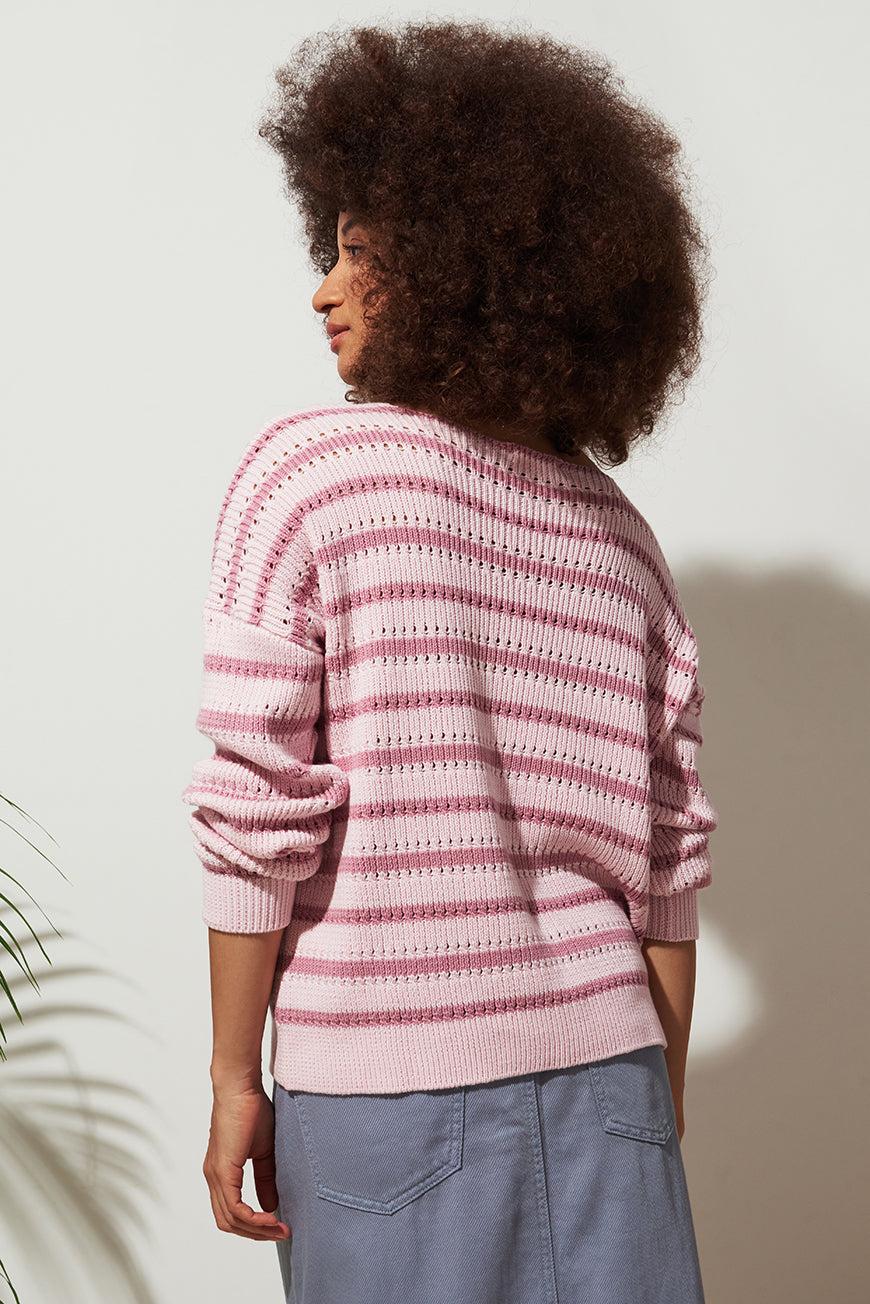 Les P'tites Bombes PULL RAYÉ FAREDA