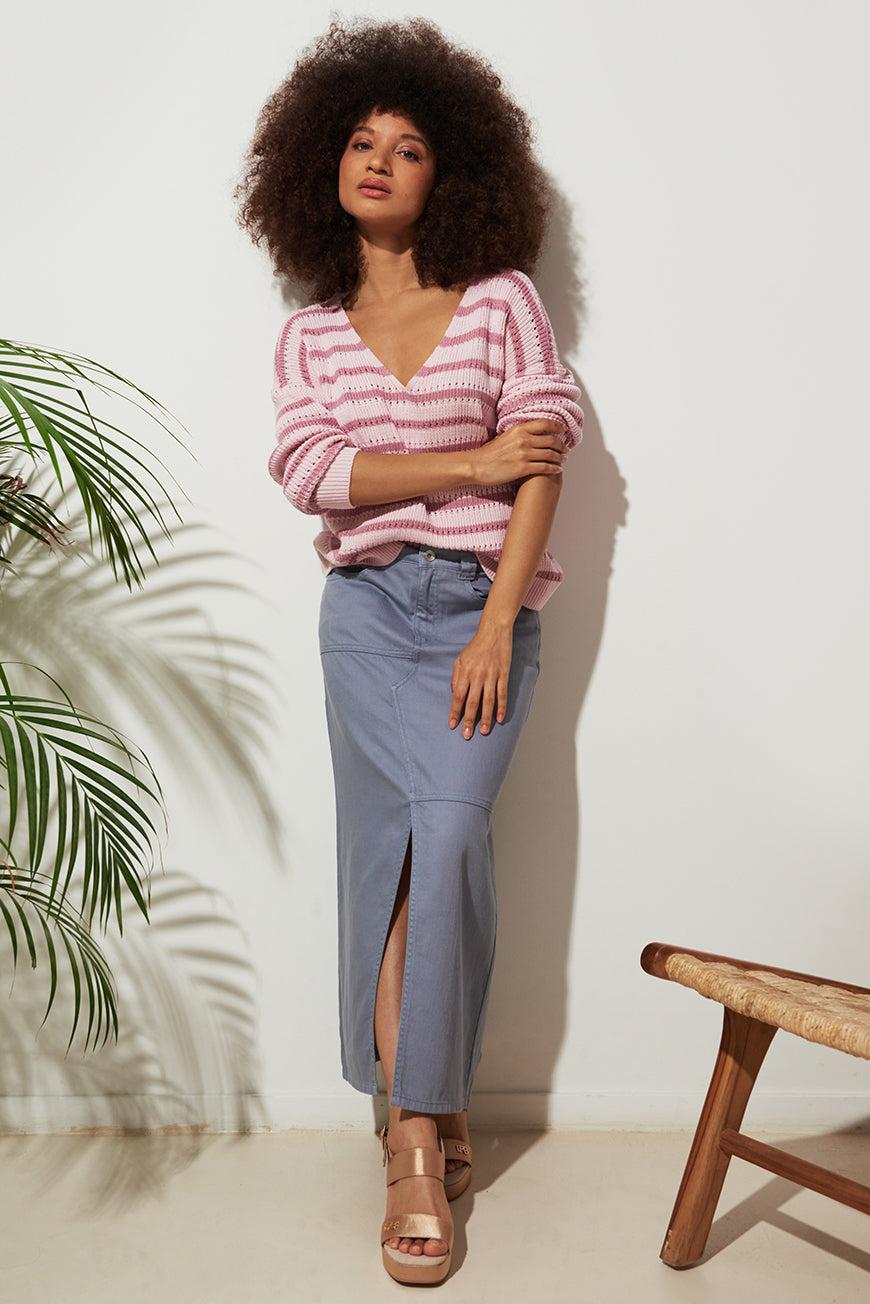 les p'tites bombes PULL RAYÉ FAREDA