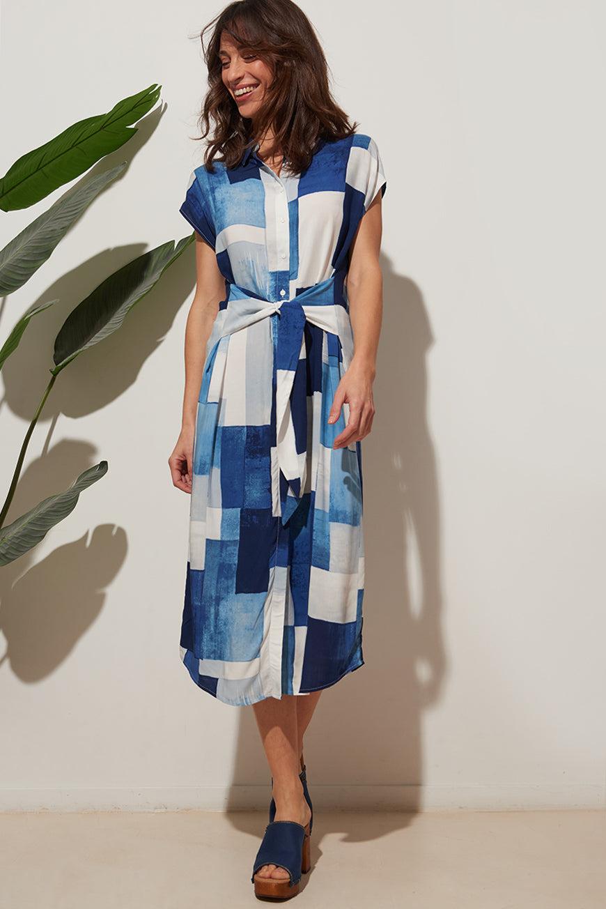 Les P'tites Bombes ROBE CHEMISE À NOUER IANA