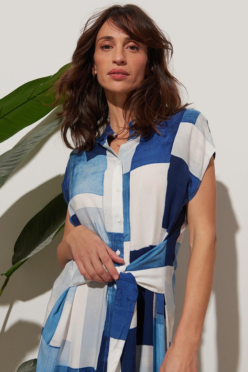 Les P'tites Bombes ROBE CHEMISE À NOUER IANA